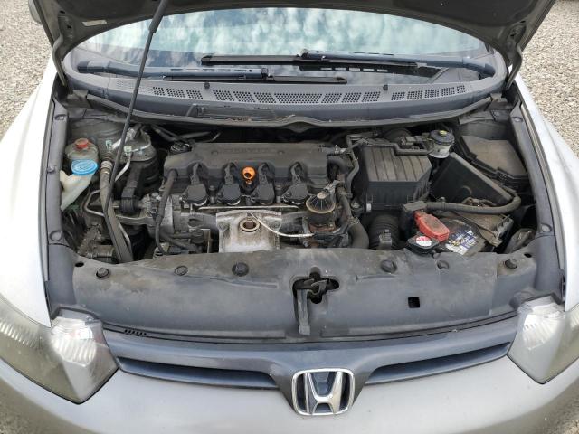 2HGFG12887H550097 - 2007 HONDA CIVIC EX GRAY photo 11
