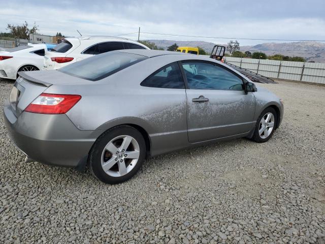 2HGFG12887H550097 - 2007 HONDA CIVIC EX GRAY photo 3