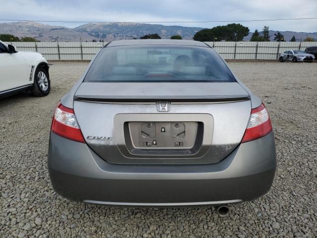 2HGFG12887H550097 - 2007 HONDA CIVIC EX GRAY photo 6