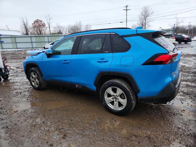 2T3P1RFV7KC026064 - 2019 TOYOTA RAV4 XLE BLUE photo 2