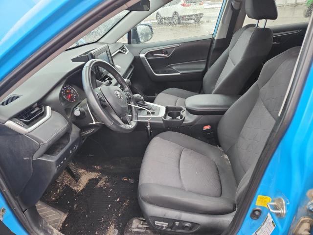 2T3P1RFV7KC026064 - 2019 TOYOTA RAV4 XLE BLUE photo 7
