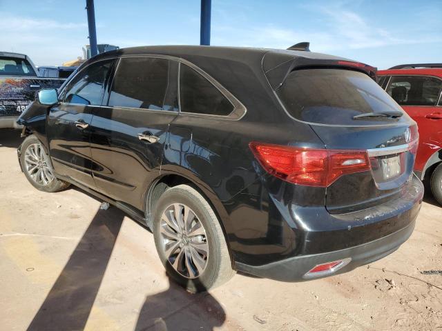 5FRYD4H42EB019758 - 2014 ACURA MDX TECHNOLOGY BLACK photo 2