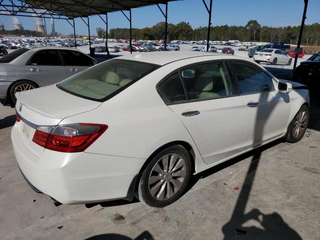 1HGCR2F80DA173272 - 2013 HONDA ACCORD EXL WHITE photo 3