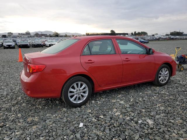 JTDBL40E299040897 - 2009 TOYOTA COROLLA BASE RED photo 3