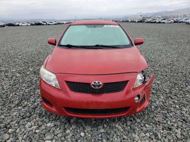 JTDBL40E299040897 - 2009 TOYOTA COROLLA BASE RED photo 5