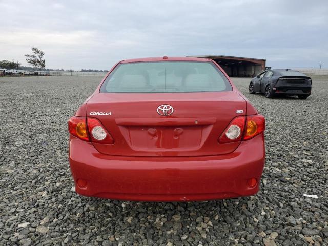 JTDBL40E299040897 - 2009 TOYOTA COROLLA BASE RED photo 6