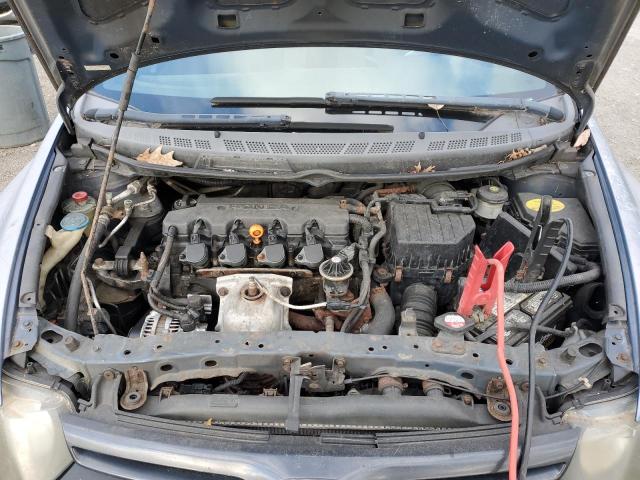 2HGFG12637H556839 - 2007 HONDA CIVIC LX BLUE photo 11