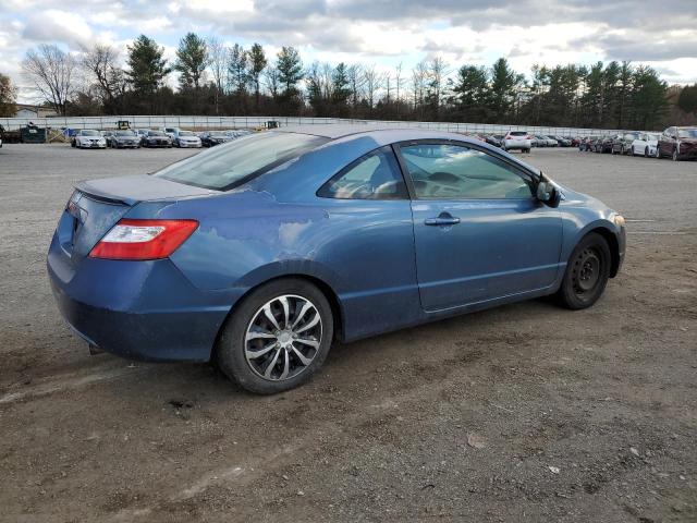 2HGFG12637H556839 - 2007 HONDA CIVIC LX BLUE photo 3