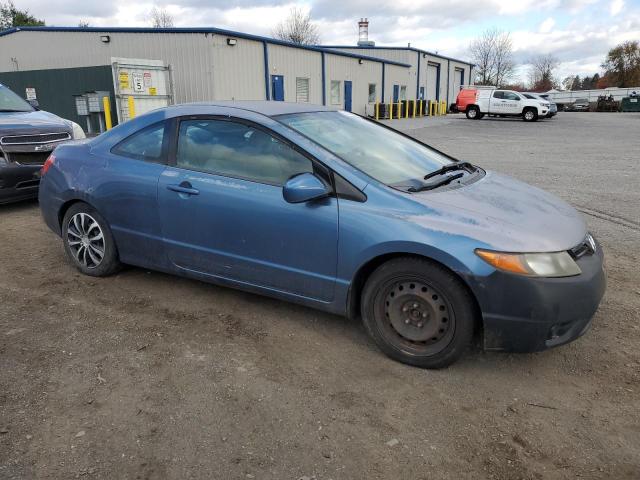2HGFG12637H556839 - 2007 HONDA CIVIC LX BLUE photo 4