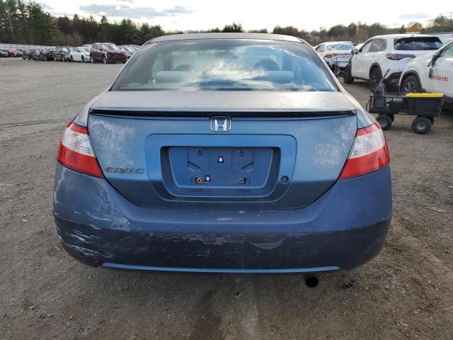 2HGFG12637H556839 - 2007 HONDA CIVIC LX BLUE photo 6