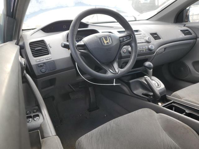 2HGFG12637H556839 - 2007 HONDA CIVIC LX BLUE photo 8