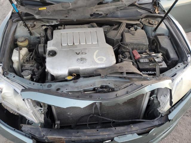 4T1BK46K77U530256 - 2007 TOYOTA CAMRY LE GREEN photo 11