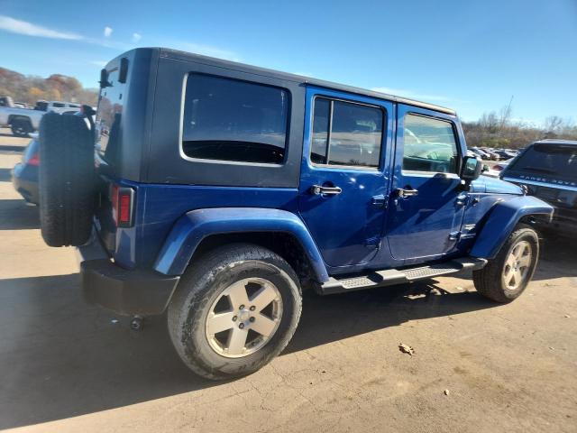 1J4GA59149L744002 - 2009 JEEP WRANGLER U SAHARA Көк фото 3