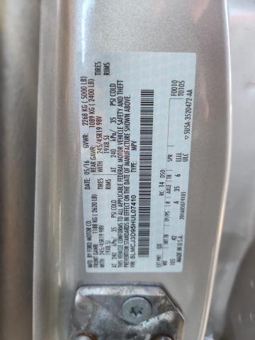 5LMCJ3D95HUL07410 - 2017 LINCOLN MKC RESERVE فضي صورة 12