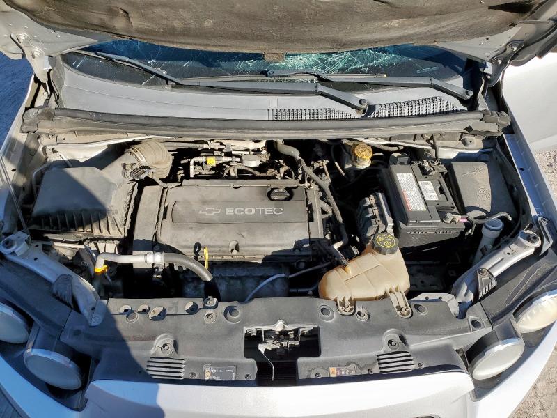 1G1JC5SH6D4173590 - 2013 CHEVROLET SONIC LT Արծաթագույն լուսանկար 11