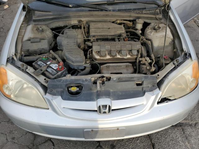 1HGEM22211L037497 - 2001 HONDA CIVIC DX 银色 照片 11