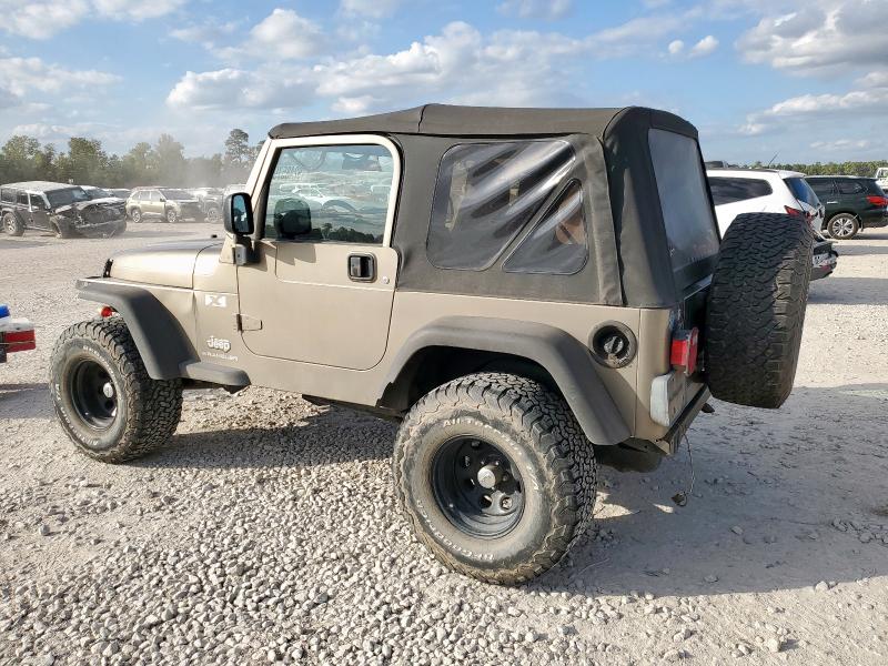 1J4FA39S74P702157 - 2004 JEEP WRANGLER X BEIGE photo 2