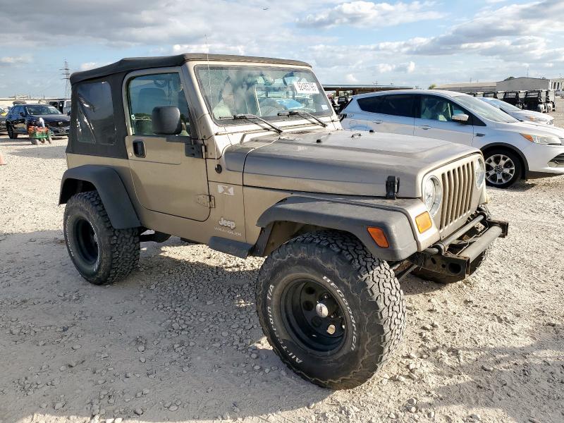 1J4FA39S74P702157 - 2004 JEEP WRANGLER X BEIGE photo 4