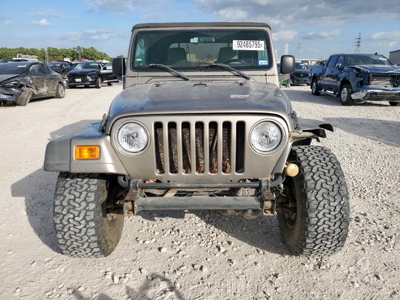 1J4FA39S74P702157 - 2004 JEEP WRANGLER X BEIGE photo 5