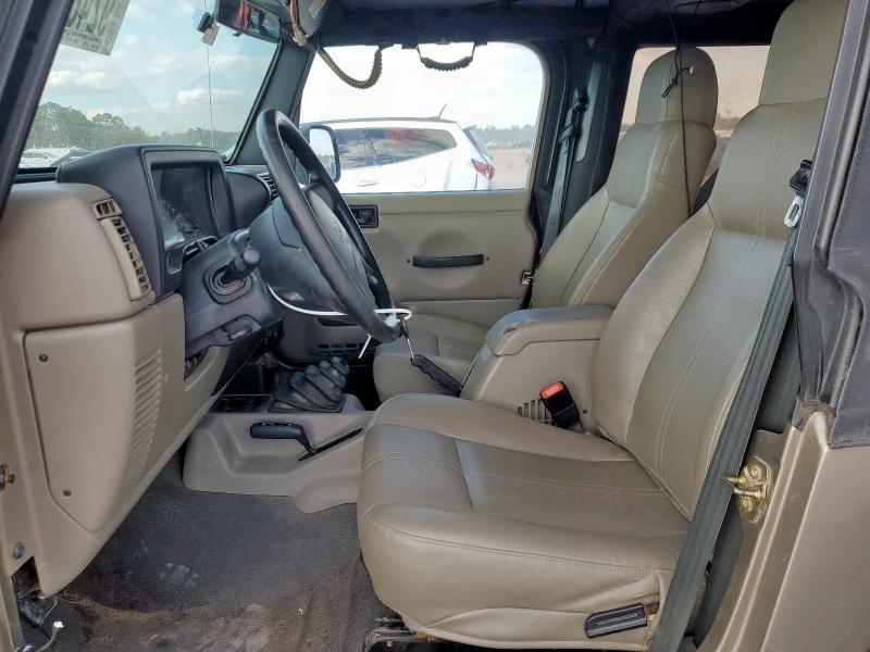 1J4FA39S74P702157 - 2004 JEEP WRANGLER X BEIGE photo 7