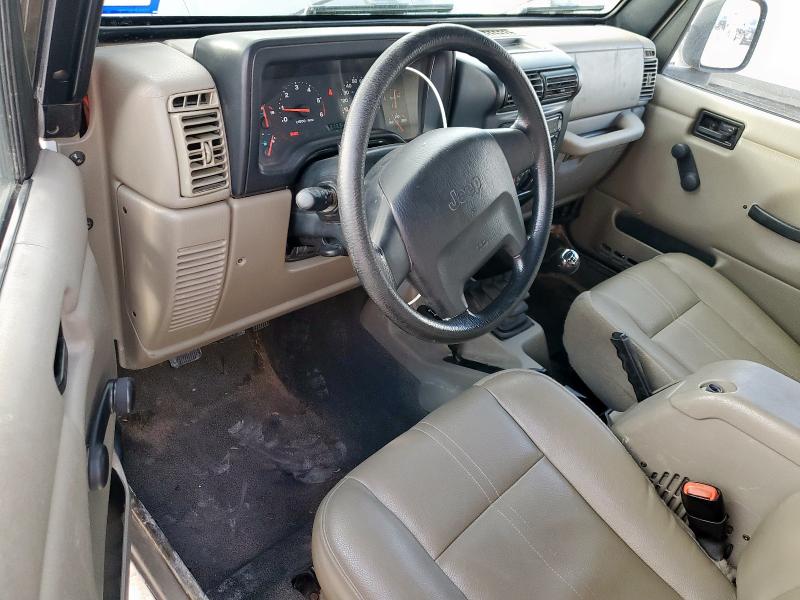 1J4FA39S74P702157 - 2004 JEEP WRANGLER X BEIGE photo 8