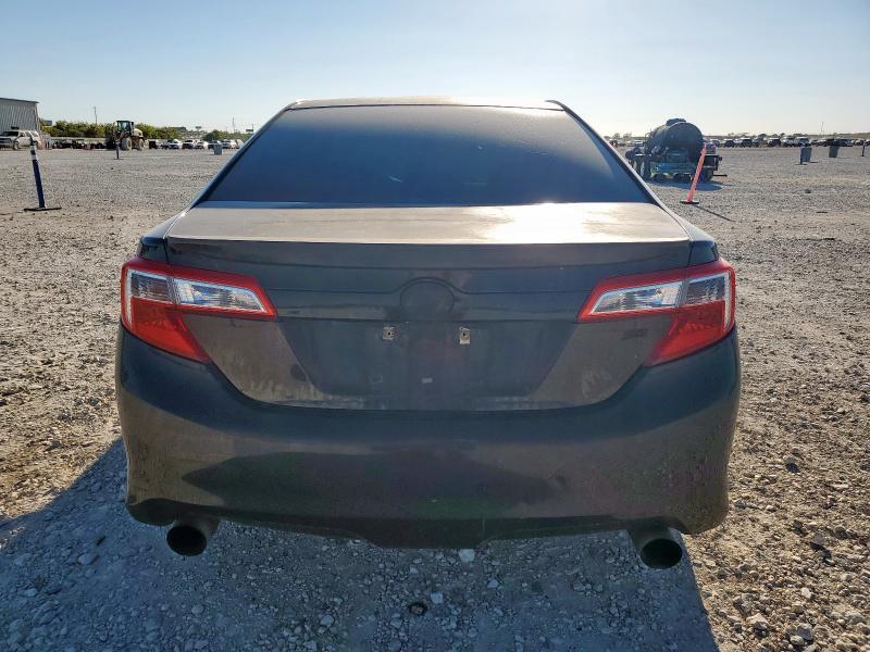 4T1BF1FK2CU606205 - 2012 TOYOTA CAMRY BASE BLACK photo 6