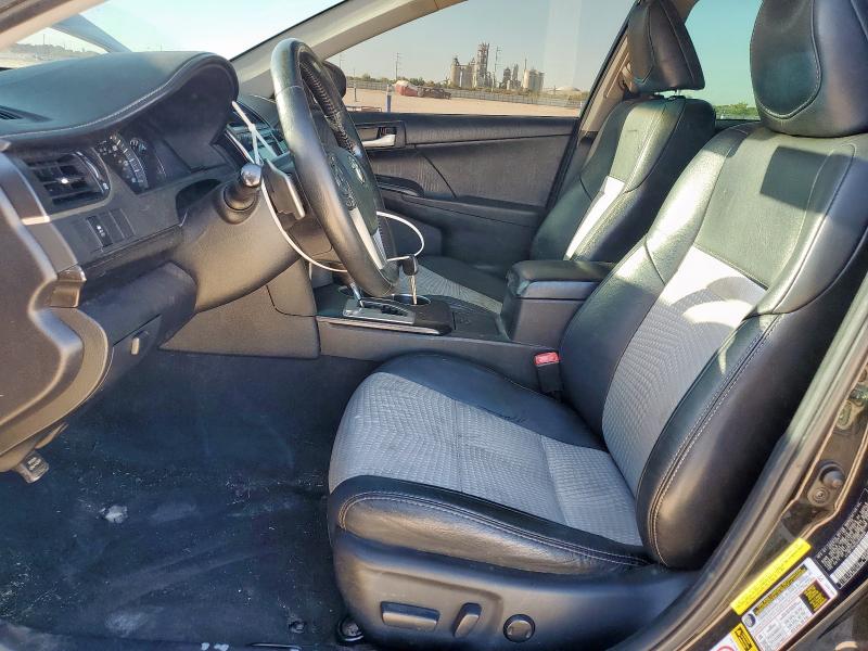 4T1BF1FK2CU606205 - 2012 TOYOTA CAMRY BASE BLACK photo 7