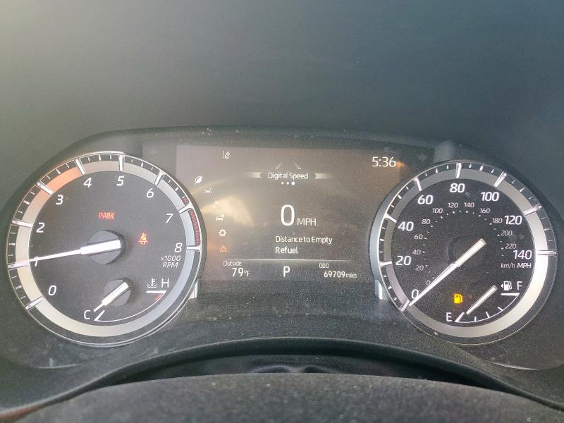 5TDGZRAH9NS106805 - 2022 TOYOTA HIGHLANDER XLE GRAY photo 9