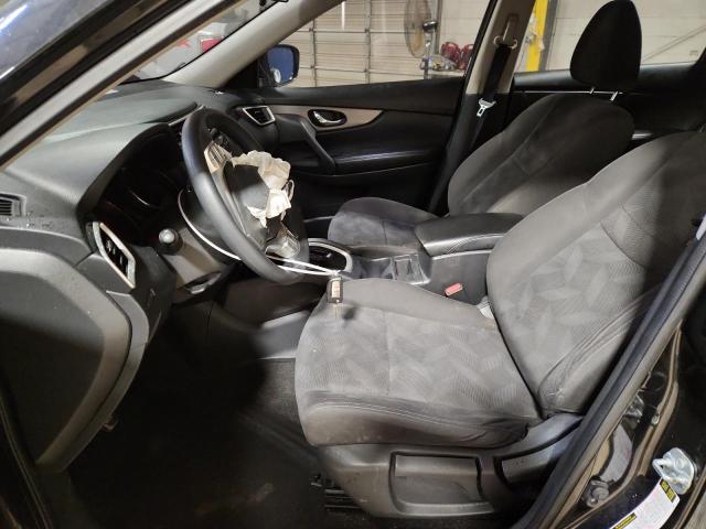 KNMAT2MVXGP622135 - 2016 NISSAN ROGUE S BLACK photo 7