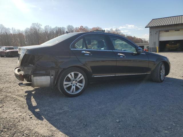 WDDGF8BB2BR146852 - 2011 MERCEDES-BENZ C 300 4MATIC BLACK photo 3