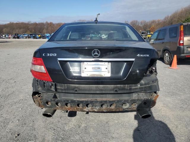 WDDGF8BB2BR146852 - 2011 MERCEDES-BENZ C 300 4MATIC BLACK photo 6