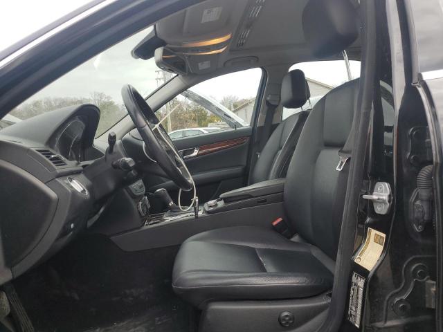 WDDGF8BB2BR146852 - 2011 MERCEDES-BENZ C 300 4MATIC BLACK photo 7