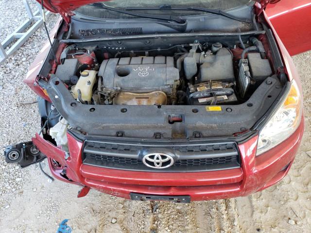2T3BF4DV7AW076297 - 2010 TOYOTA RAV4 RED photo 12