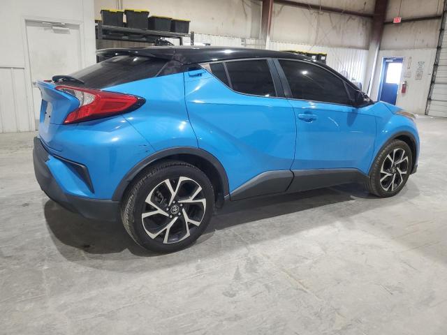 JTNKHMBX7K1018636 - 2019 TOYOTA C-HR XLE Синий фото 3