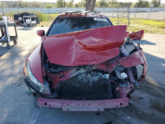 1HGCS2B83BA004404 - 2011 HONDA ACCORD EXL RED photo 5
