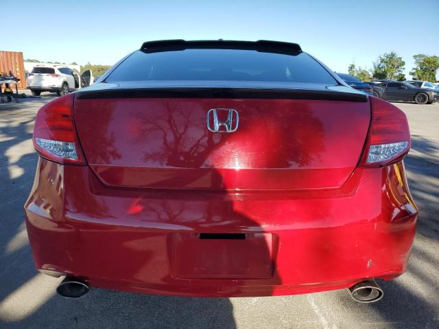 1HGCS2B83BA004404 - 2011 HONDA ACCORD EXL RED photo 6