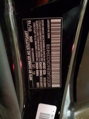 WDDSJ4EB6GN339498 - 2016 MERCEDES-BENZ CLA 250 BLACK photo 12