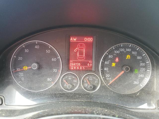 3VWRM71K99M030996 - 2009 VOLKSWAGEN JETTA SE 白色 照片 9