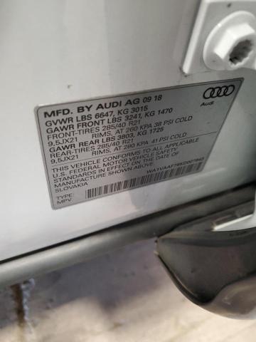 WA1VAAF76KD007943 - 2019 AUDI Q7 PRESTIGE أبيض صورة 14