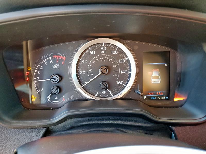 5YFEPMAE8NP306525 - 2022 TOYOTA COROLLA LE BLACK photo 9