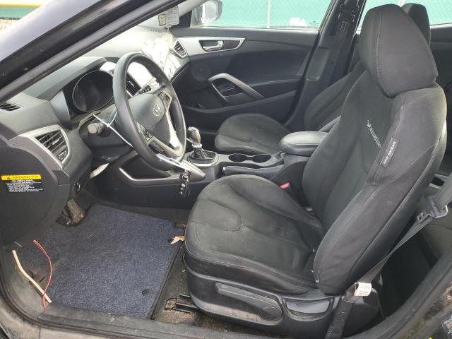 KMHTC6AD0CU064539 - 2012 HYUNDAI VELOSTER BLACK photo 7