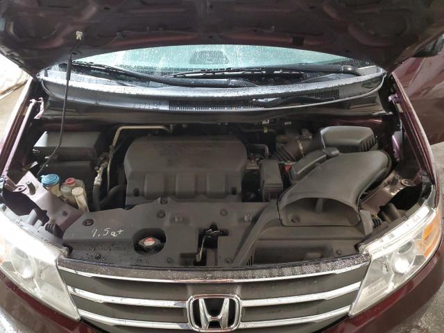 5FNRL5H64DB008839 - 2013 HONDA ODYSSEY EXL Burgund zdjęcie 12