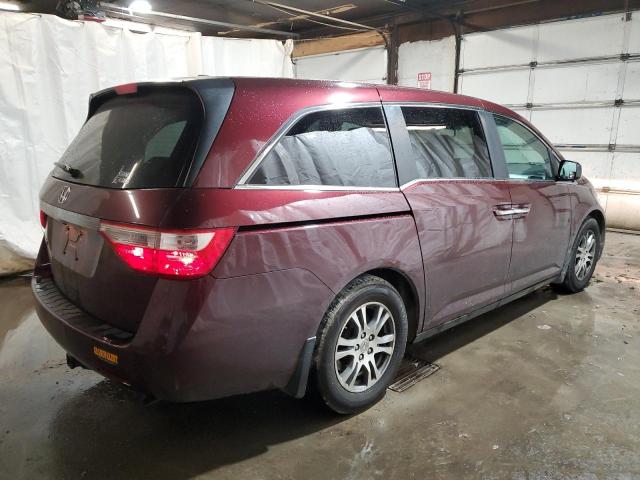 5FNRL5H64DB008839 - 2013 HONDA ODYSSEY EXL Burgund zdjęcie 3