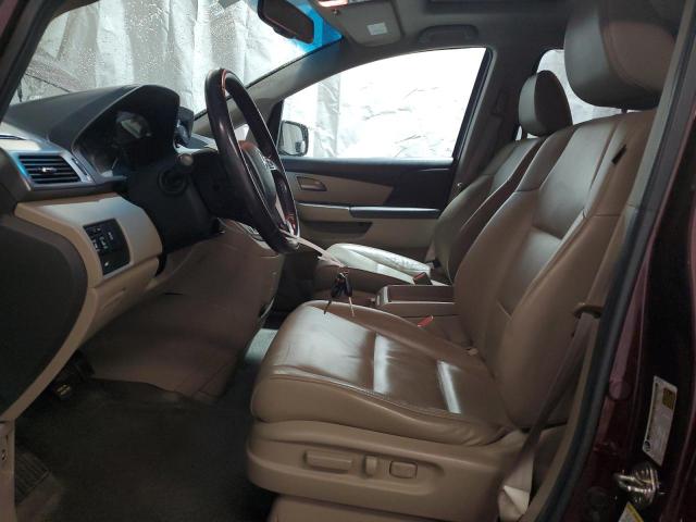 5FNRL5H64DB008839 - 2013 HONDA ODYSSEY EXL Burgund zdjęcie 7