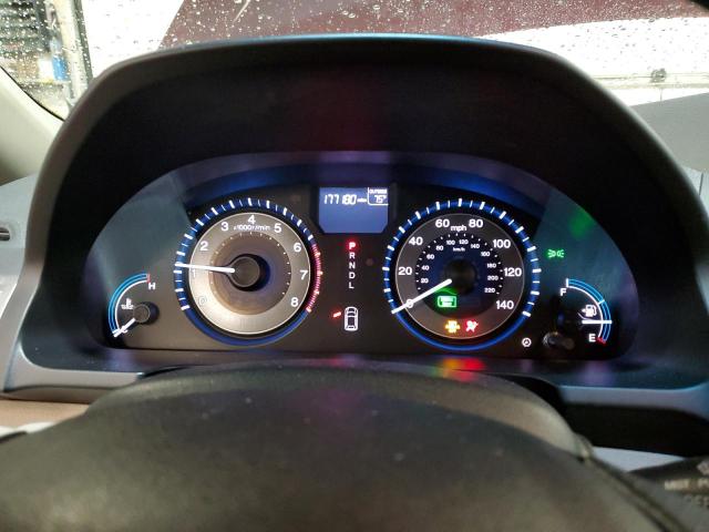 5FNRL5H64DB008839 - 2013 HONDA ODYSSEY EXL Burgund zdjęcie 9