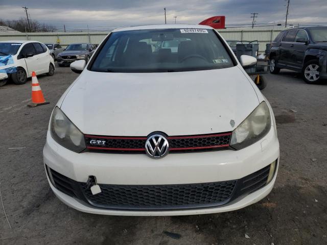WVWFV7AJ2CW135025 - 2012 VOLKSWAGEN GTI WHITE photo 5