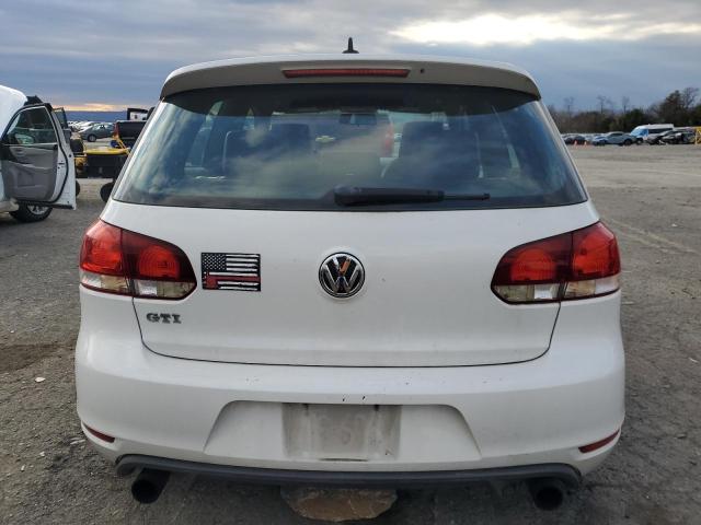WVWFV7AJ2CW135025 - 2012 VOLKSWAGEN GTI WHITE photo 6