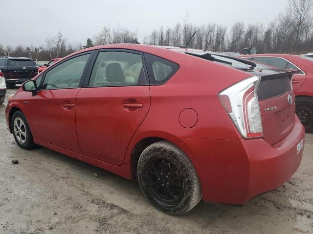JTDKN3DU4C0335145 - 2012 TOYOTA PRIUS RED photo 2