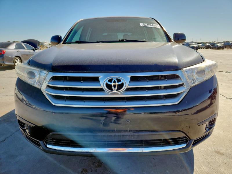 5TDZA3EH8DS040866 - 2013 TOYOTA HIGHLANDER BASE BLACK photo 5