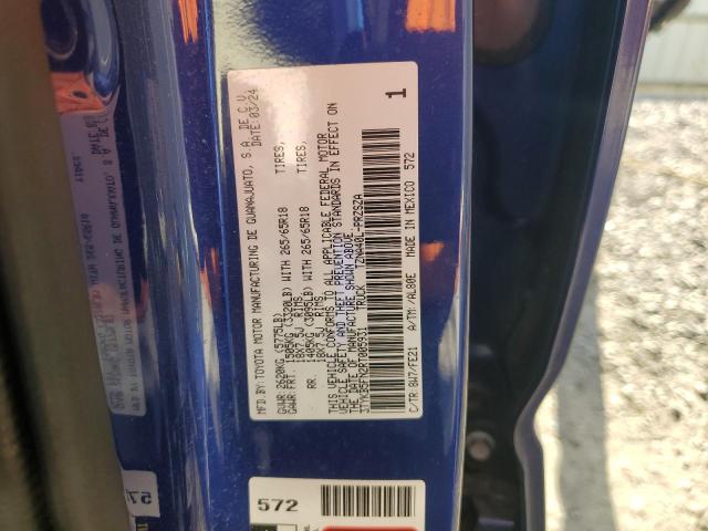 3TYKB5FN2RT005931 - 2024 TOYOTA TACOMA DOUBLE CAB Синій фото 12